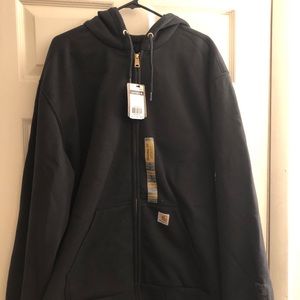 Black Carhartt zip-up hoodie (brand new)